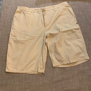 Men’s Hurley khaki shorts, size 34 waist, gently used